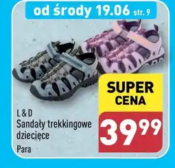 ALDI Sandały L & D oferta