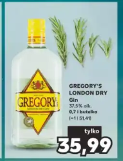 Kaufland Gin Gregory's London Dry oferta
