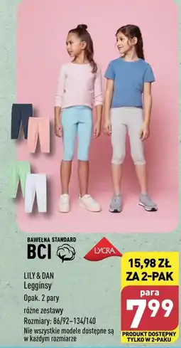 ALDI Legginsy Lily & Dan oferta