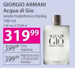 Hebe Woda toaletowa Giorgio Armani oferta