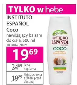Hebe Balsam do ciała Instituto Espanol oferta