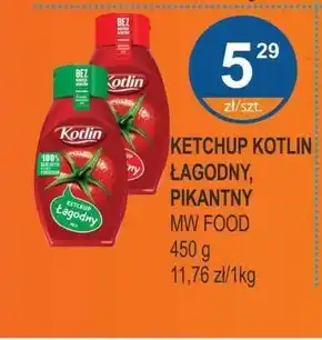 Rabat Kotlin Ketchup łagodny 450 g oferta