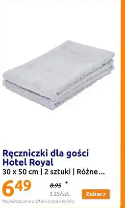 Action Ręczniczki dla gości Hotel Royal 30 x 50 cm 2 szt. oferta