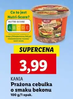 Lidl KANIA Prażona cebulka o smaku bekonu 100 g oferta