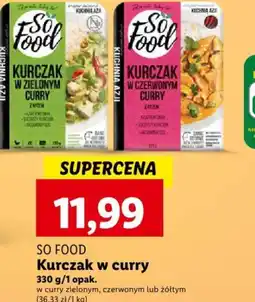 Lidl SO FOOD Kurczak w curry 330g oferta