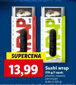 Lidl Sushi wrap 210g oferta