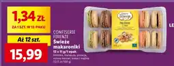 Lidl CONFISERIE FIRENZE Świeże makaroniki 12x11g oferta