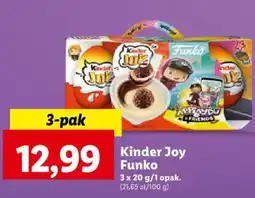 Lidl Kinder Joy Funko 3 x 20 g oferta