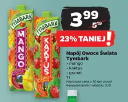 Netto Napój Owoce Świata Tymbark 1 l oferta