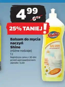Netto Balsam do mycia naczyń Shine 1 l oferta