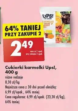 Biedronka Karmelki owocowe Ups! oferta
