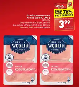 Biedronka Szynka Kraina Wędlin oferta