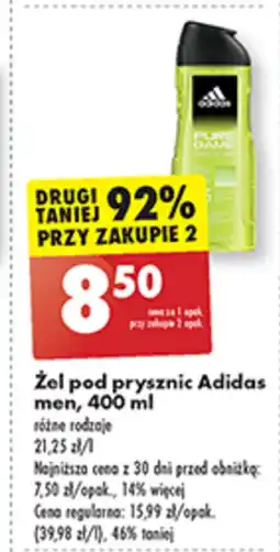 Biedronka Żel pod prysznic Adidas men, 400 ml oferta