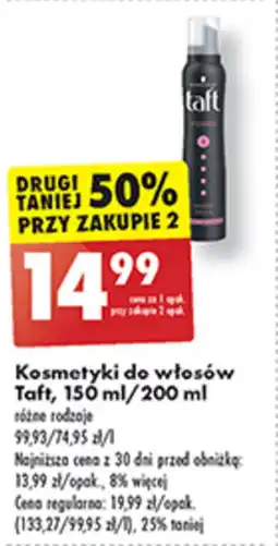 Biedronka Kosmetyki do włosów Taft, 150 ml/200 ml oferta