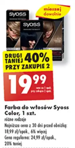 Biedronka Farba do włosów Syoss Color, 1 szt. oferta