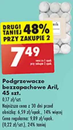 Biedronka Podgrzewacze bezzapachowe Aril, 45 szt. oferta
