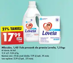 Mleczko, 1,45 L lub proszek do prania Lovela, 1,3 kg
