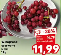Kaufland Winogrona czerwone 1 kg oferta