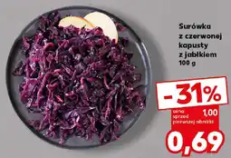 Kaufland Surówka z czerwonej kapusty z jabłkiem 100 g oferta
