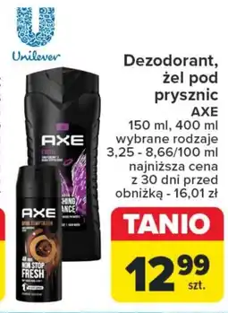 Carrefour Żel pod prysznic Axe oferta