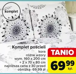 Carrefour Komplet pościeli Kora oferta