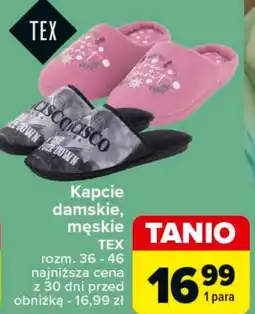 Carrefour Kapcie TEX oferta