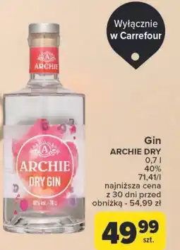 Carrefour Gin Archie Dry oferta