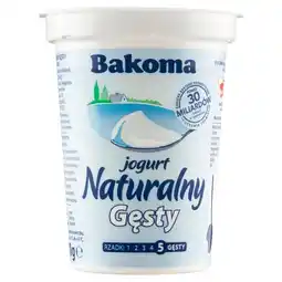 Carrefour Express Bakoma Jogurt naturalny gęsty 370 g oferta