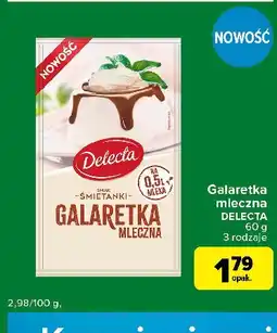 Carrefour Express Galaretka mleczna śmietankowa Delecta oferta