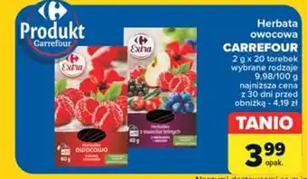 Carrefour Herbata malinowa Carrefour oferta