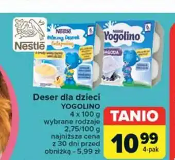 Carrefour Deserek wanilia Nestle yogolino (jogolino) oferta