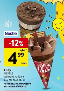 Intermarche Lody NESTLE 110ml oferta