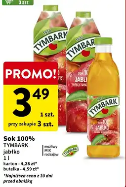 Intermarche Sok 100% TYMBARK 1l oferta