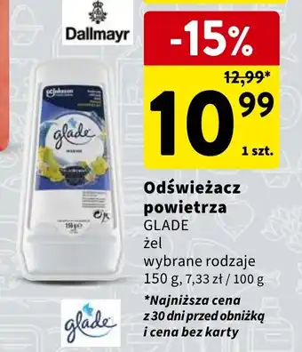 Intermarche Odświeżacz powietrza GLADE 150g oferta