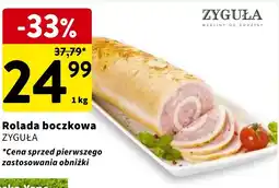 Intermarche Rolada boczkowa ZYGUŁA 1kg oferta