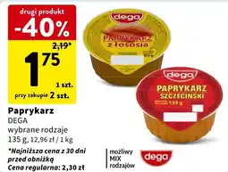 Intermarche Paprykarz DEGA 135g oferta