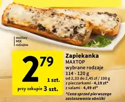 Intermarche Zapiekanka MAXTOP 114-120g oferta