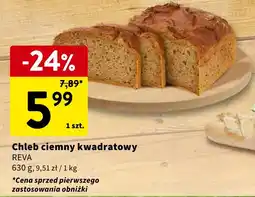 Intermarche Chleb ciemny kwadratowy REVA 630g oferta