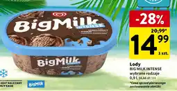 Intermarche Lody BIG MILK INTENSE 0,9l oferta