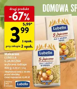 Intermarche Makaron LUBELLA 5-JAJECZNA 400g oferta