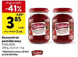 Intermarche Koncentrat pomidorowy PUDLISZKI 190g oferta