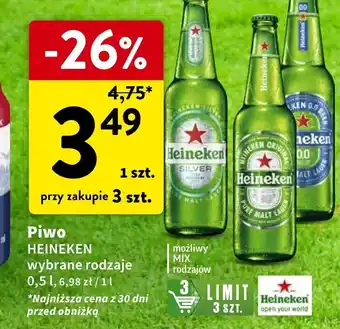 Intermarche Piwo HEINEKEN 0,5l oferta