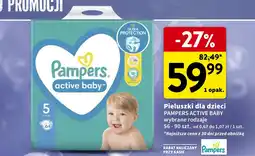 Intermarche Pieluszki dla dzieci PAMPERS ACTIVE BABY 56-90szt. oferta