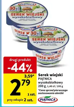 Intermarche Serek wiejski PIĄTNICA 200g oferta