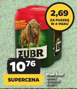 Netto Piwo Żubr, 4 × 500 ml oferta
