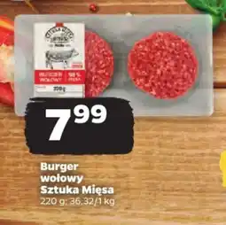 Netto Burger wołowy Sztuka Mięsa 220 g oferta