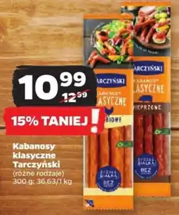 Netto Kabanosy klasyczne Tarczyński 300 g oferta