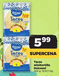 Netto Tacos minitortille Dulcesol 300 g oferta
