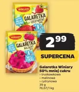 Netto Galaretka Winiary 50% mniej cukru 39 g oferta