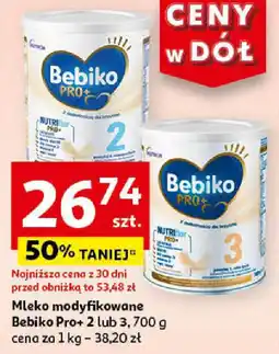 Mleko modyfikowane Bebiko Pro+ 2 lub 3, 700 g